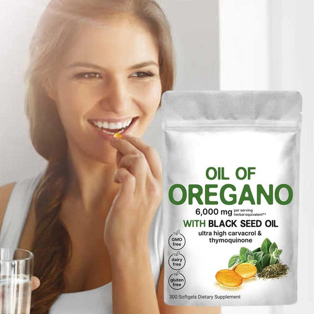 Aceite de Orégano & Comino Negro 6000 mg💊