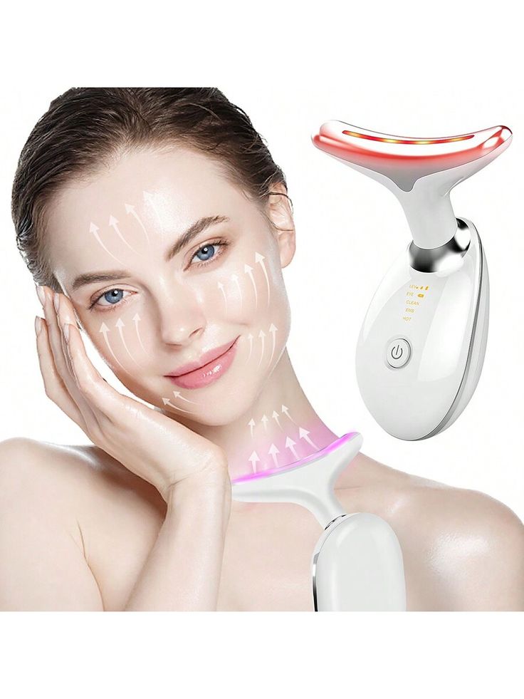 MASAJEADOR FACIAL DE 3 LUCES LED