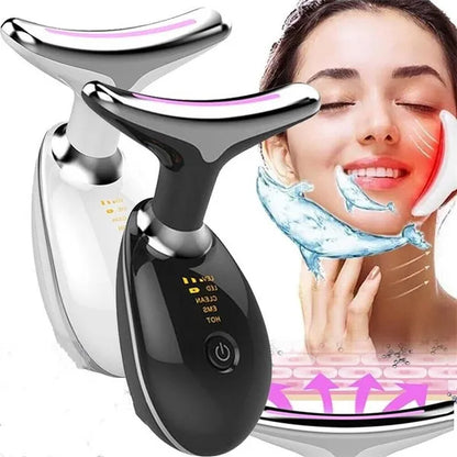 MASAJEADOR FACIAL DE 3 LUCES LED