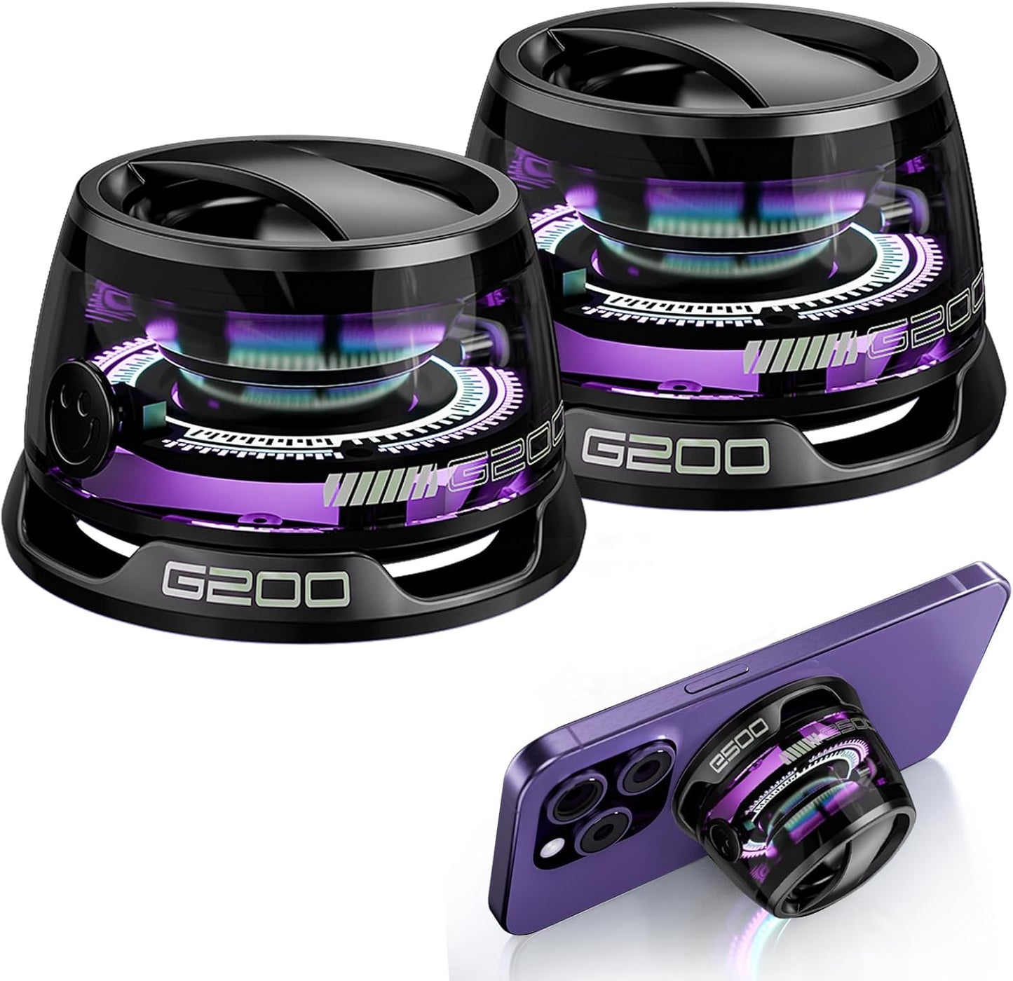 ALTAVOZ BLUETOOTH MAGNÉTICO MULTIFUNCIONAL G200 CON LUZ RGB, ALTAVOZ