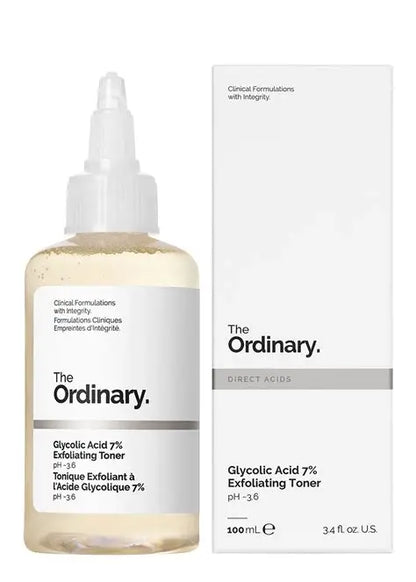 The Ordinary - Tónico Ácido Glicólico 7% | Exfoliante Facial 240ml