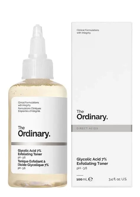 The Ordinary - Tónico Ácido Glicólico 7% | Exfoliante Facial 240ml