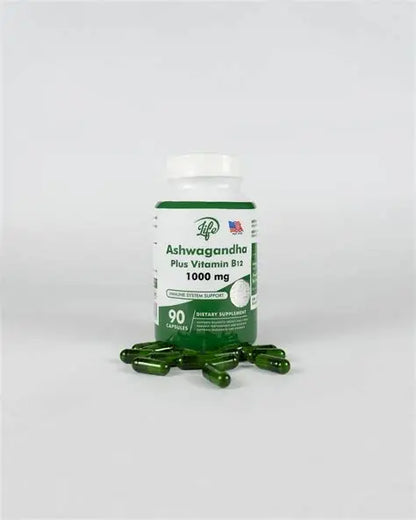 Ashwagandha + Vitamina B12 90 CAPSULAS