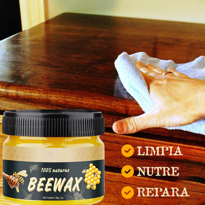CERA BEEWAX- Quita rayones y da brillo a muebles de madera